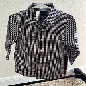 Boys Nautica Polo Shirt 18M Stylish Kids square Striped Shirt - Soft & Comfy!